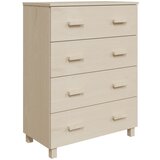 Maison Chic Komoda - Predalnik HAMAR medeno rjava 79x40x103,5 cm trdna borovina, (21720265) | Shoptok.si