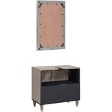  Set ormarića za kupaonicu Zidne 2 pcs Siva Čvrsto drvo manga | shoptok.hr