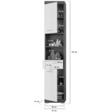 MID.YOU Kopalnica Scout, Antracit, Bela, 5-Delno, Osvetlitev | Shoptok.si
