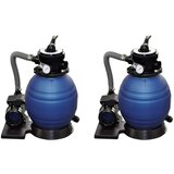 vidaXL Črpalke s pe&scaron;čenim filtrom 2 kosa 400 W 11000 l/h cene