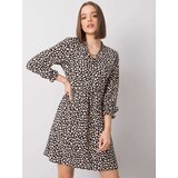 RUE PARIS Dress-WN-SK-R817.66-black-beige Cijene