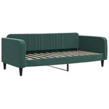  Dnevni krevet na razvlačenje tamnozeleni 100x200 cm baršunasti | shoptok.hr