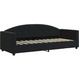  Dnevni krevet s madracem crni 80 x 200 cm baršunasti | shoptok.hr