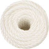 vidaXL Delovna vrv bela 10 mm 25 m polipropilen | Shoptok.si