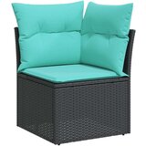  11-dijelni set vrtnih sofa od poliratana s jastucima crni | shoptok.hr