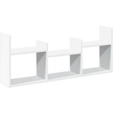 vidaXL Stenska omarica 100x18x40 cm bela inženirski les | Shoptok.si