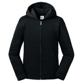 RUSSELL Black children's sweatshirt with hood and zipper Authentic Cene