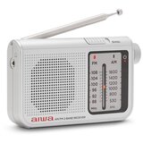 Aiwa RS-55SL Classic majhen radio s tekstilnim držalom in slušalkami v kovinskem ohišju | Shoptok.si