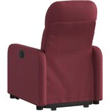  Naslonjač na podizanje od tkanine crvena boja vina | shoptok.hr