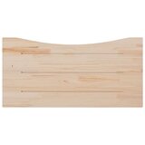 vidaXL Ploča za radni stol bijela 100x50x2 5 cm od masivne borovine | shoptok.hr