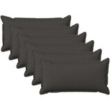  Presvlaka za jastuk 6 kom. HOUTEN Tamnosiva 40 x 70 cm - Tamnosiva 40 x 70 cm 6 | shoptok.hr