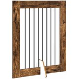 Vrata za pse s postoljem 4 pcs Dimljeni hrast 80 x 100 cm | shoptok.hr