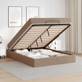  Konstrukcija postelje Kapučino 140 x 200 cm Umetna koža, (5000069809) | Shoptok.si