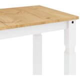  Blagovaonski stol Corona bijeli 112x60x75cm od masivne borovine | shoptok.hr
