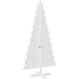  Drveno ukrasno božićno drvce bijelo 180 cm od masivne borovine | Eponuda.com