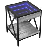  Stolić s beskonačnim LED svjetlima boja hrasta 40x40x49 cm | shoptok.hr