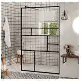  za tuširanje s prozirnim staklom ESG 100 x 195 cm crna | shoptok.hr