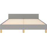  Okvir za krevet bez madraca svjetlosivi 140x200 cm od tkanine | Eponuda.com