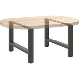  Noge za klubsko mizico antracitne barve 2 kosa 70 x (42-43) cm jeklo, (22123845) | Shoptok.si