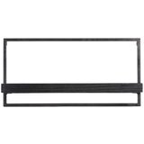 Light & Living Mat crna polica od jelovine Maddison - | shoptok.hr