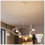 Brilagi LED RGBW prigušiva luster na sajli SELE 6xGU10/6,5W/230V bela Cene