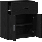  Kreveta s ladicama Crni hrast 60 x 31 x 70 cm Konstruirano drvo | shoptok.hr