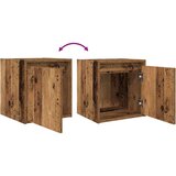  Zidni noćni ormarići 2 kom boja staro drvo 38x34x40 cm | shoptok.hr