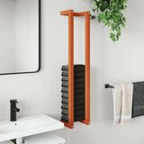 Za ručnike voštano smeđi 23x18x110 cm masivna borovina | shoptok.hr