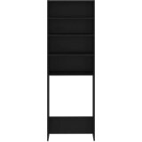 Ormarić za perilicu rublja crni 64 x 24 x 190 cm | shoptok.hr