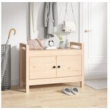  Klupa za hodnik 80 x 40 x 60 cm od masivne borovine | shoptok.hr