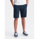 Ombre BASIC men&#039;s cotton sweat shorts - navy blue cijene