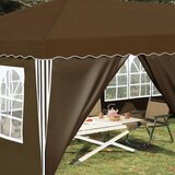  Rastezljivi šator za zabave 575 x 288 x 245 cm Sivosmeđa | shoptok.hr