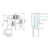 Sink Solution sifon za pomivalni stroj dn 40/50 | Shoptok.si
