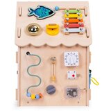 ECO TOYS Drvena kuća za djecu - edukativna ploča XXL, 30 dijelova | shoptok.hr
