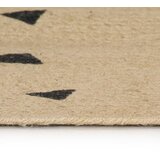  Ručno rađeni tepih od jute s uzorkom trokuta 150 cm | shoptok.hr