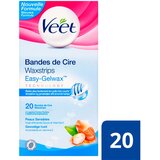 Veet Cold Wax Strips Face for Sensitive Skin 20 pcs | Shoptok.si
