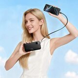 hoco. Powerbank 10000 mAh QC PD 20W s uvlačivim USB C kabelom Q51 crni | shoptok.hr