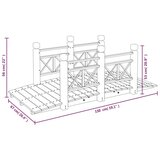  Vrtni most s ogradama 150 x 67 x 56 cm od masivnog drva smreke | shoptok.hr