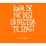 Aca Top Cat Nalepnica Kada se ne desi, 7.5x5.5cm, Narandžasta Cene