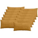  Presvlaka za jastuk 12 pcs ALMELO Žuta 40 x 80 cm Kord | shoptok.hr