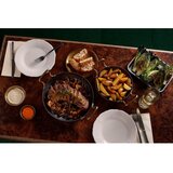 BonBistro Metalni tanjur za serviranje u srebrnoj boji ø 24 cm Serve – | shoptok.hr