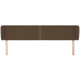  Vzglavje z ušesi temno rjav 183x23x78/88 cm blago, (20953302) | Shoptok.si