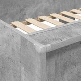  Krevet na kat za djecu s pohranom Betonski sivi 75 x 190 cm | shoptok.hr