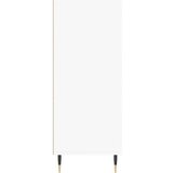  Visoka omara bela 57x35x90 inženirski les, (20819846) | Shoptok.si