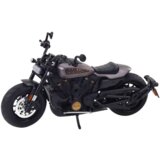 Metalni motor Chopper sa zvučnim i svjetlosnim efektima 1:12 - sivo/crni | shoptok.hr