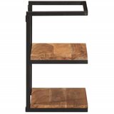  Zidne police 40 x 30 x 50 cm od masivnog drva bagrema i željeza | Eponuda.com