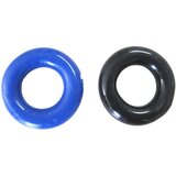 Pulselock Cirkl - komplet 3 penisnih obročkov iz TPE (črn) | Shoptok.si