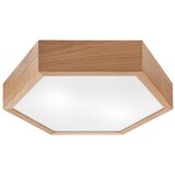  plafonska svetiljka oak hex 2xE27/60W/230V, prečnik 43 cm, hrast | Eponuda.com