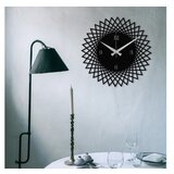 WALLXPERT dekorativni metalni zidni sat enzoclock S026 black | ePonuda.com