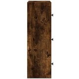 vidaXL Knjižna omara dimljeni hrast 40x24x77 cm inženirski les | Shoptok.si